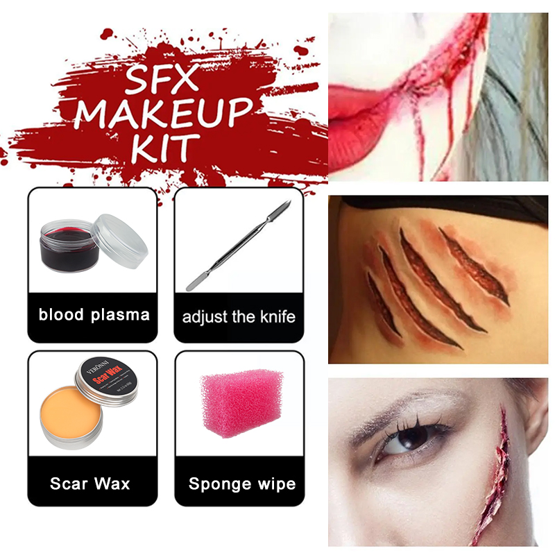 Body Paint Sfx - Scars Wax Kit Fake Molding Wound