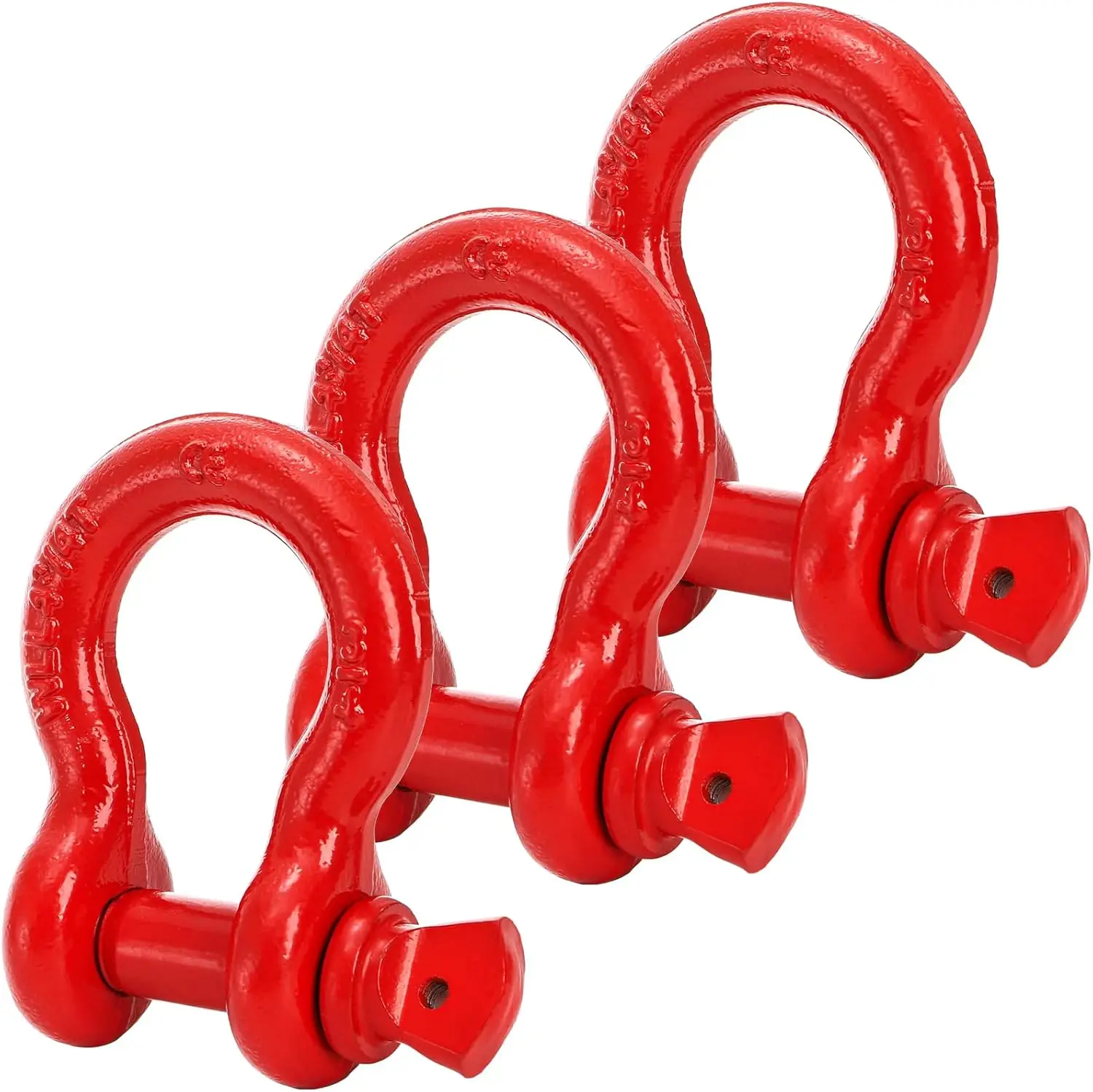D Ring Strap - 3 Pack D Ring Shackles -