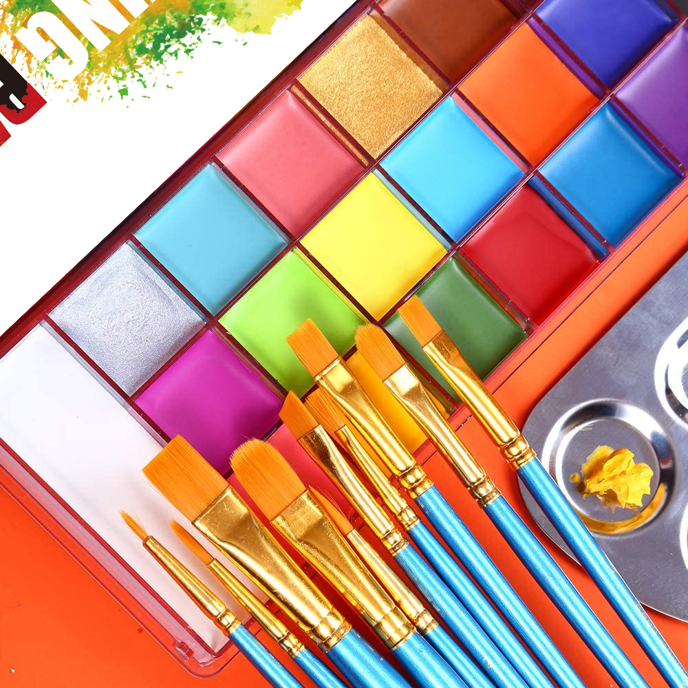 Body Paint Sfx - Face & Body Paint Palette,Long Lasting