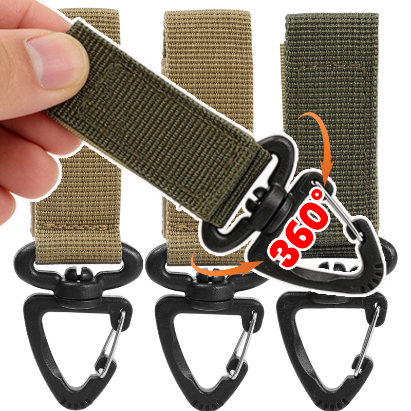 D Ring Strap - Heavy Duty Carabiner Clip Tactical Hook