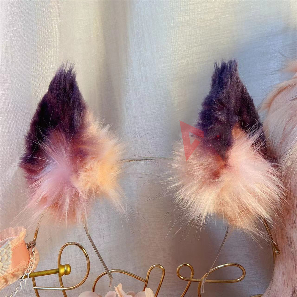 New Handmade Work Pink Fox Ear – обзор и цена Cosplay Prop Works