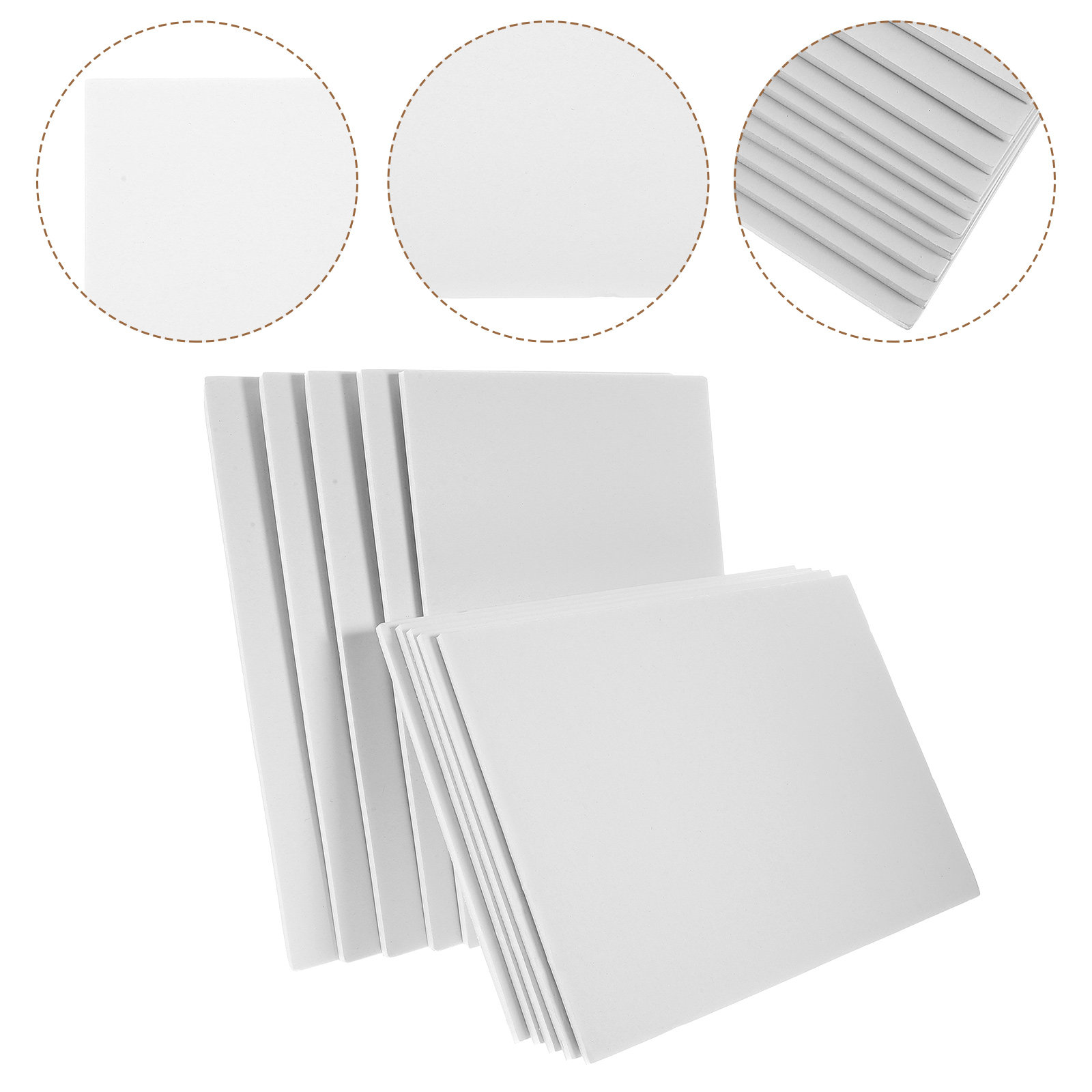 10Pcs Blank Foam Boards Large  – обзор и цена Cosplay Prop Foam Board