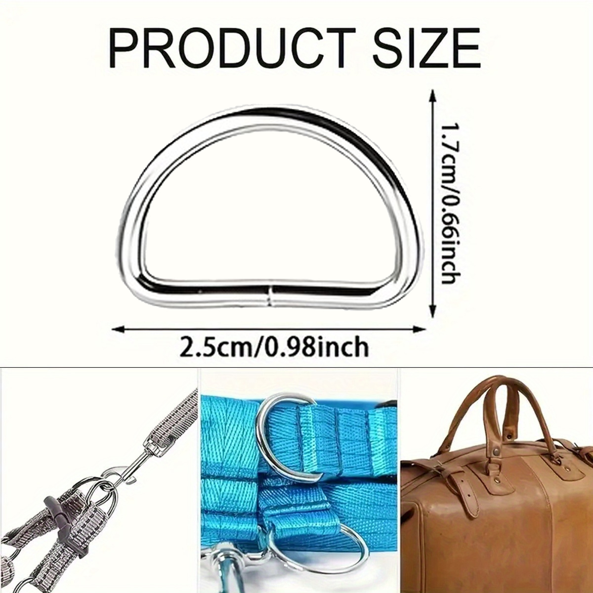 30/60/100Pcs D-ring buckle sta – обзор и цена D Ring Strap