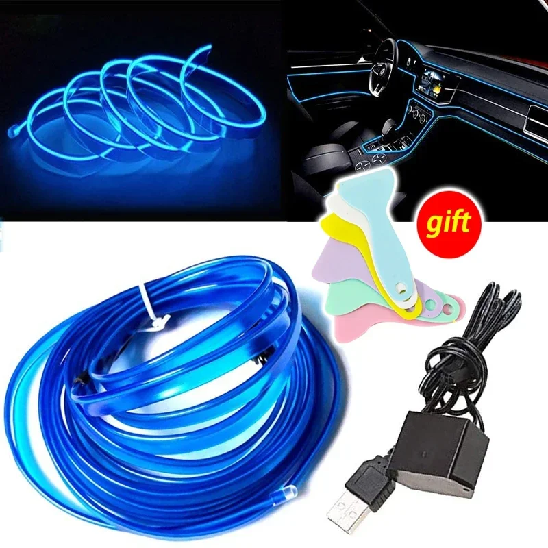 1-5M Car Interior Led Strip Li – обзор и цена Led El Wire