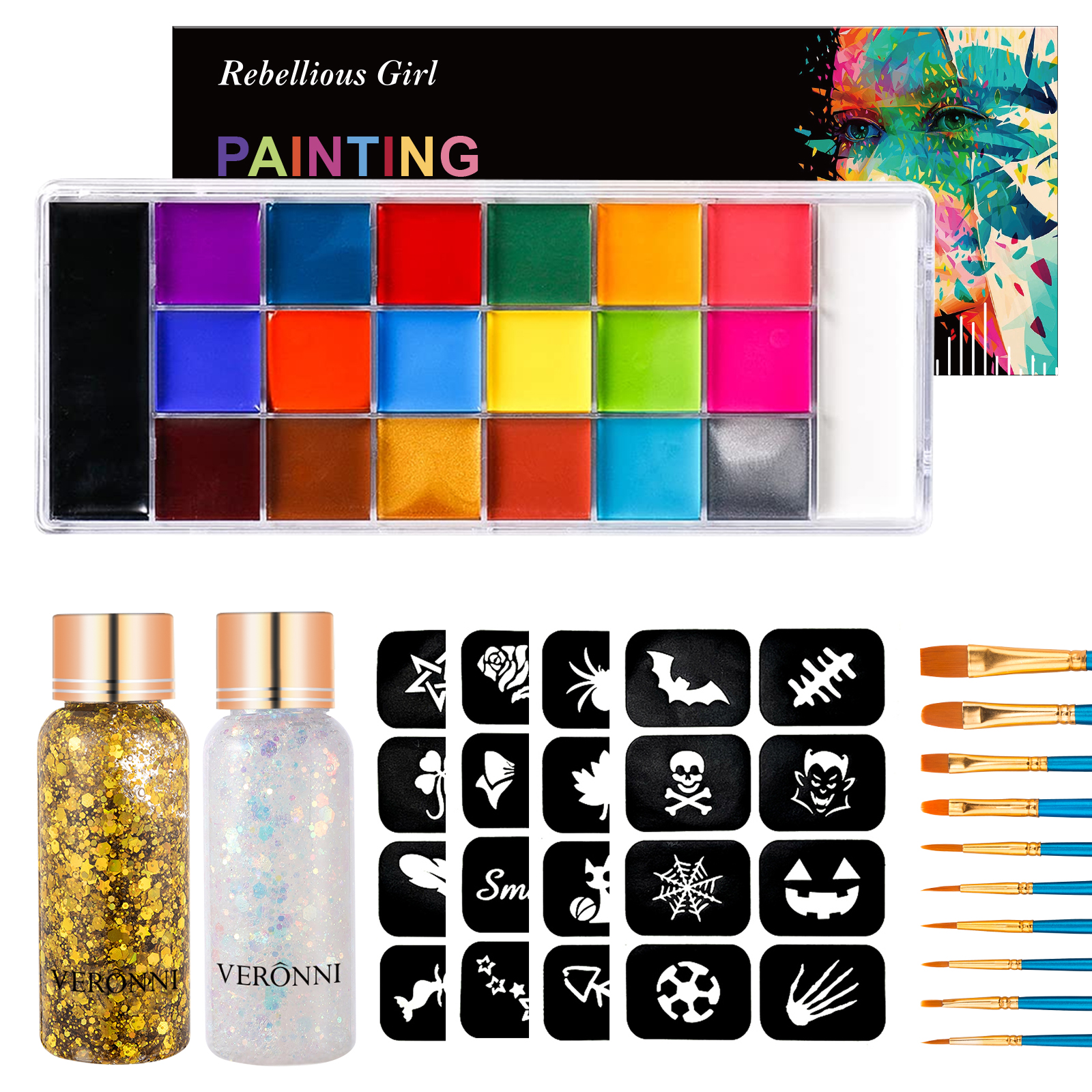 Face Body Paint Palette Oil Ma – обзор и цена Body Paint Sfx