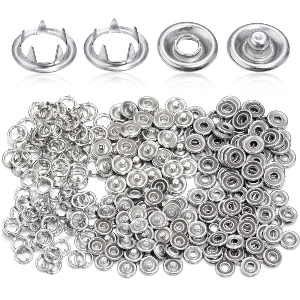 SAUVOO 50sets Iron Snap Button – обзор и цена Snap Fastener Set