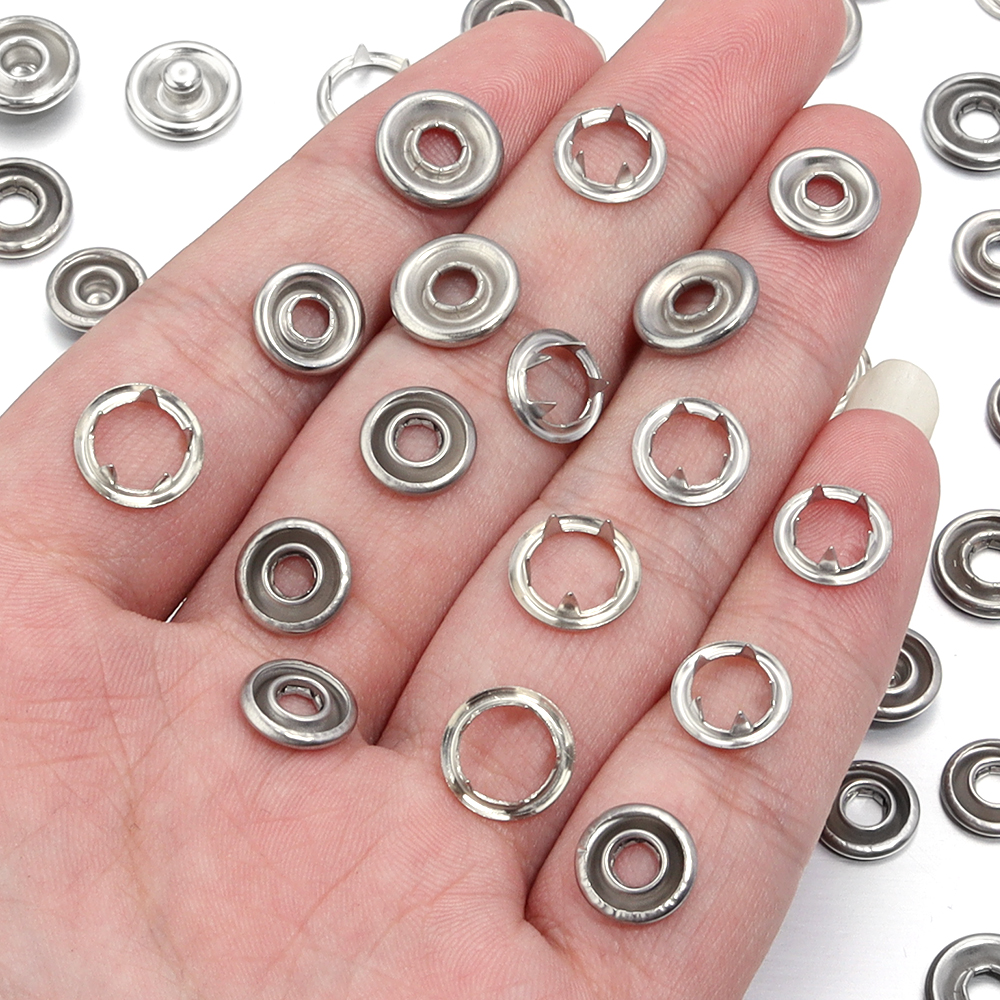 SAUVOO 50sets Iron Snap Button – обзор и цена Snap Fastener Set