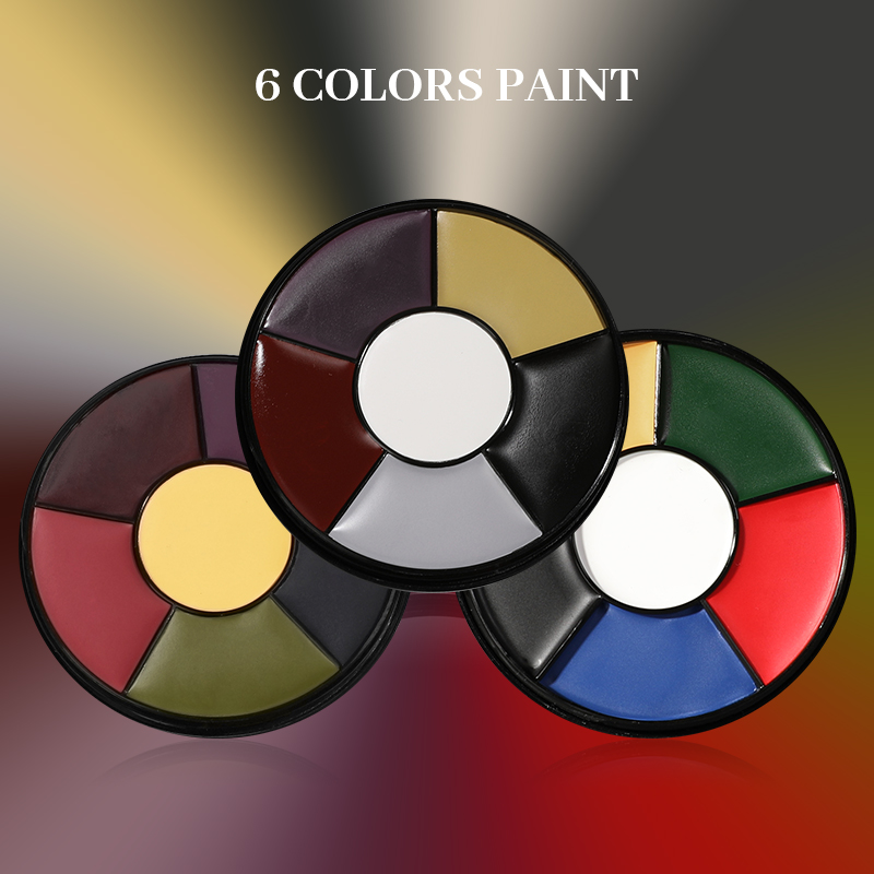 6 Color Oil Face Paint palette – обзор и цена Body Paint Sfx