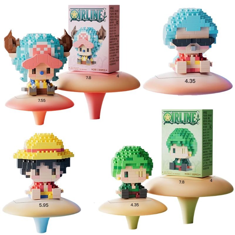 Anime Building Block One Luffy – обзор и цена Cosplay Prop Building