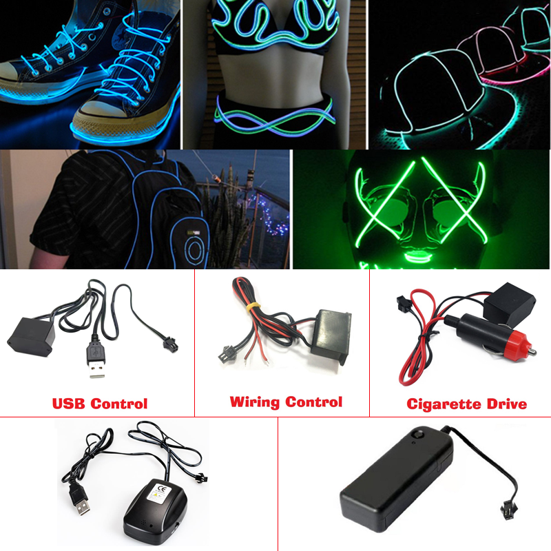 10/5/3M Glow EL Wire Neon Cabl – обзор и цена Led El Wire