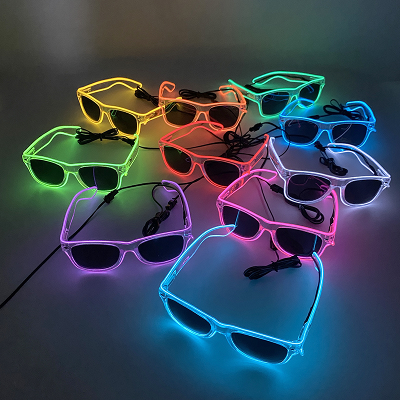 1PC Light Up LED Glasses Glow  – обзор и цена Led El Wire