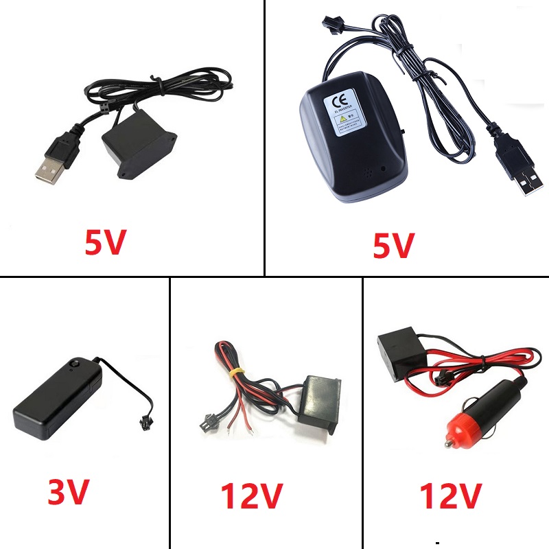 DC 12V EL Line USB Cigarette L – обзор и цена Led El Wire