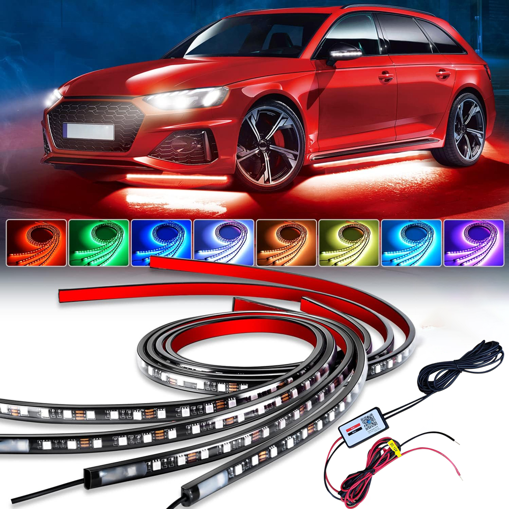 RGB Car Underglow Strip Lights – обзор и цена Led El Wire