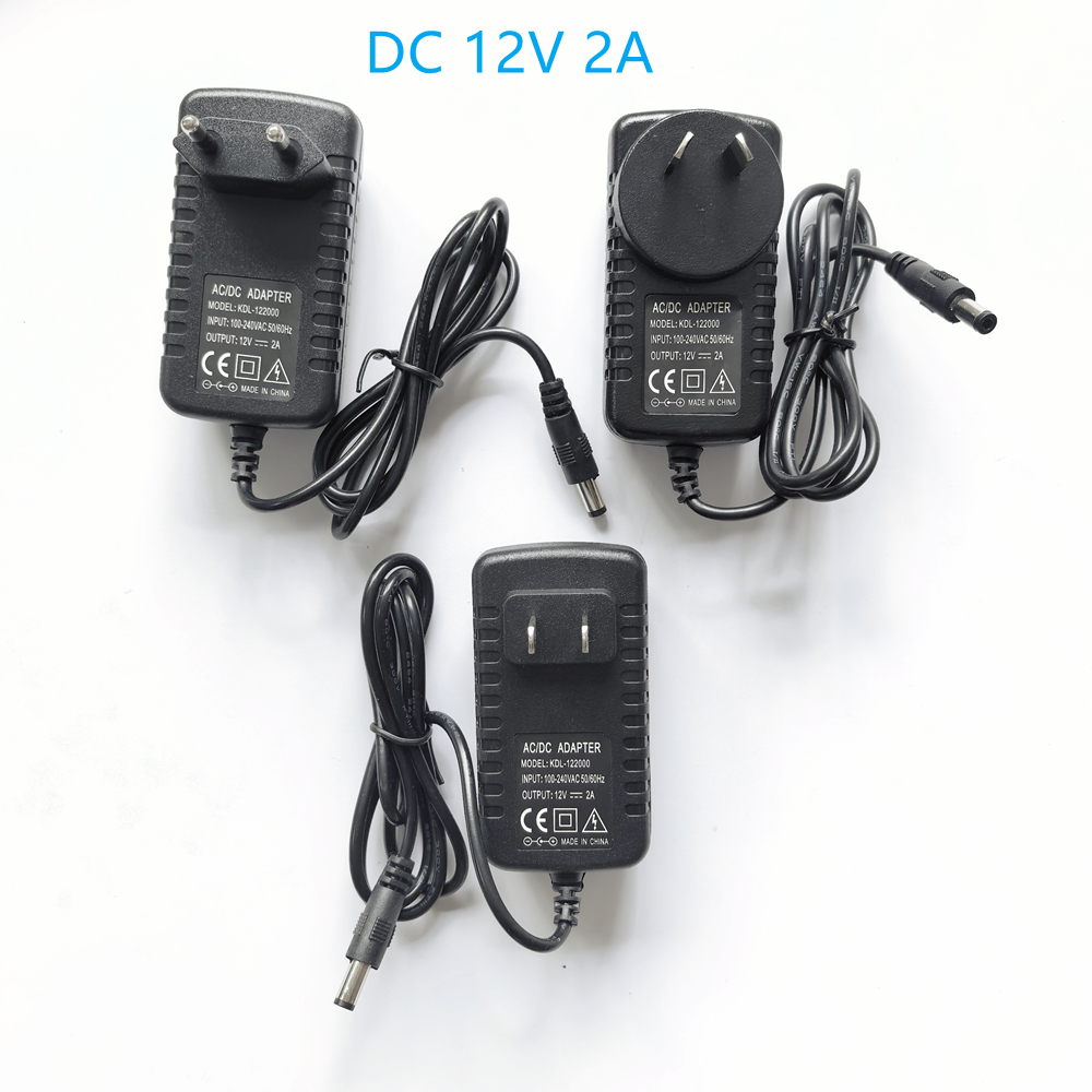 AC 110-240V DC 12V 2A Universa – обзор и цена Led El Wire