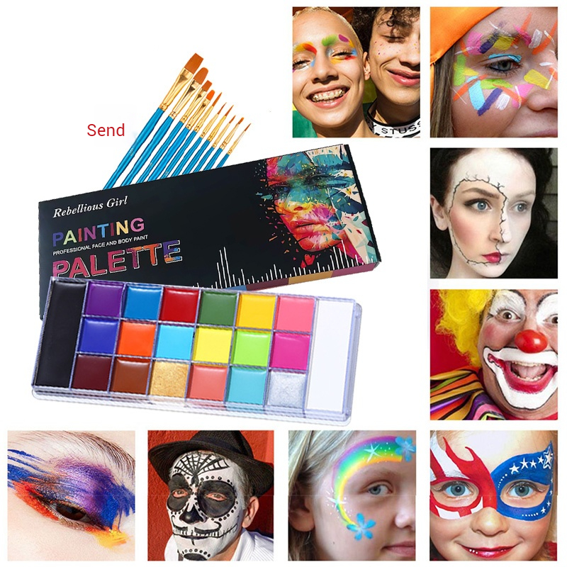20 Color Face & Body Paint Pal – обзор и цена Body Paint Sfx