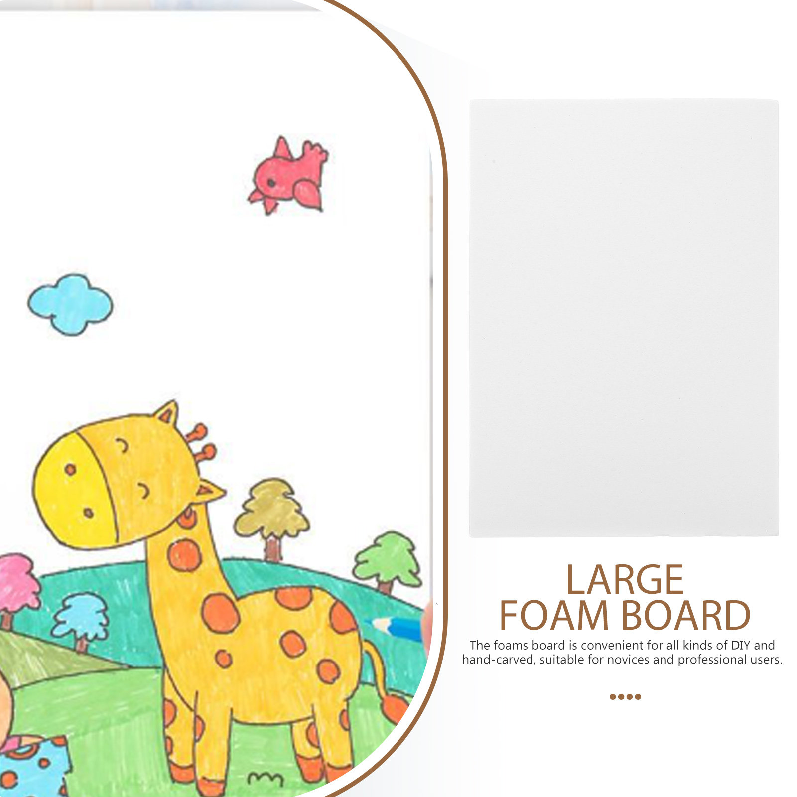 10Pcs Large Blank Foam Boards  – обзор и цена Cosplay Prop Foam Board