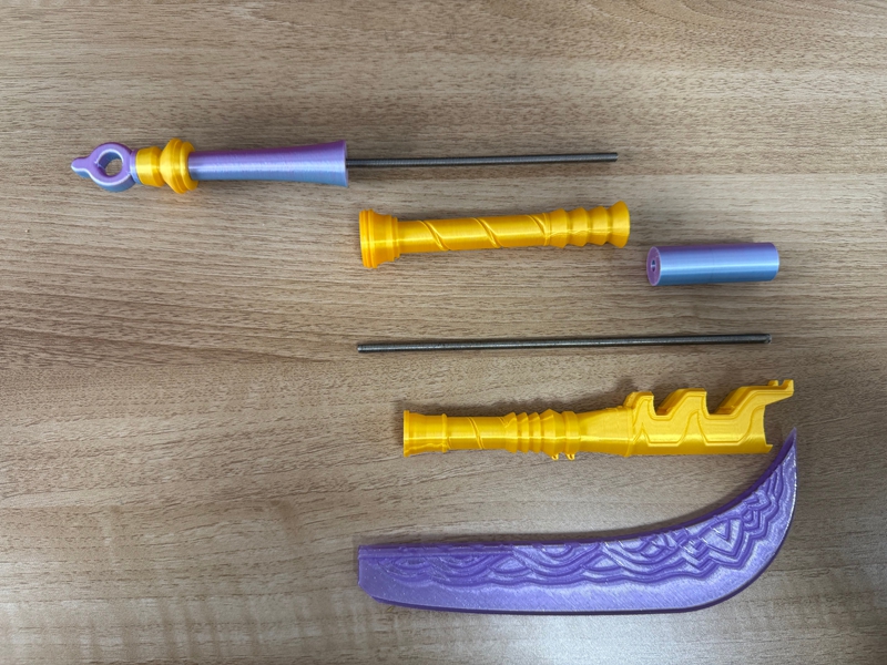 Ancient-style Colorful Cartoon – обзор и цена Cosplay Prop 3D Print Settings