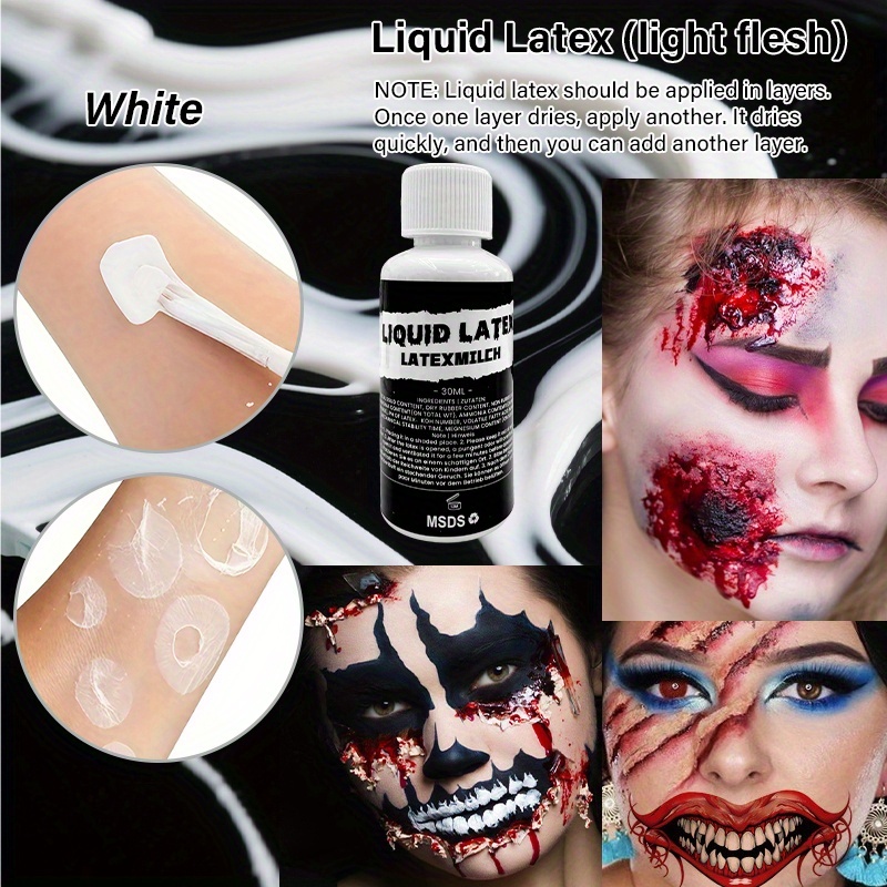 2pcs Liquid Latex Halloween SF – обзор и цена Body Paint Sfx