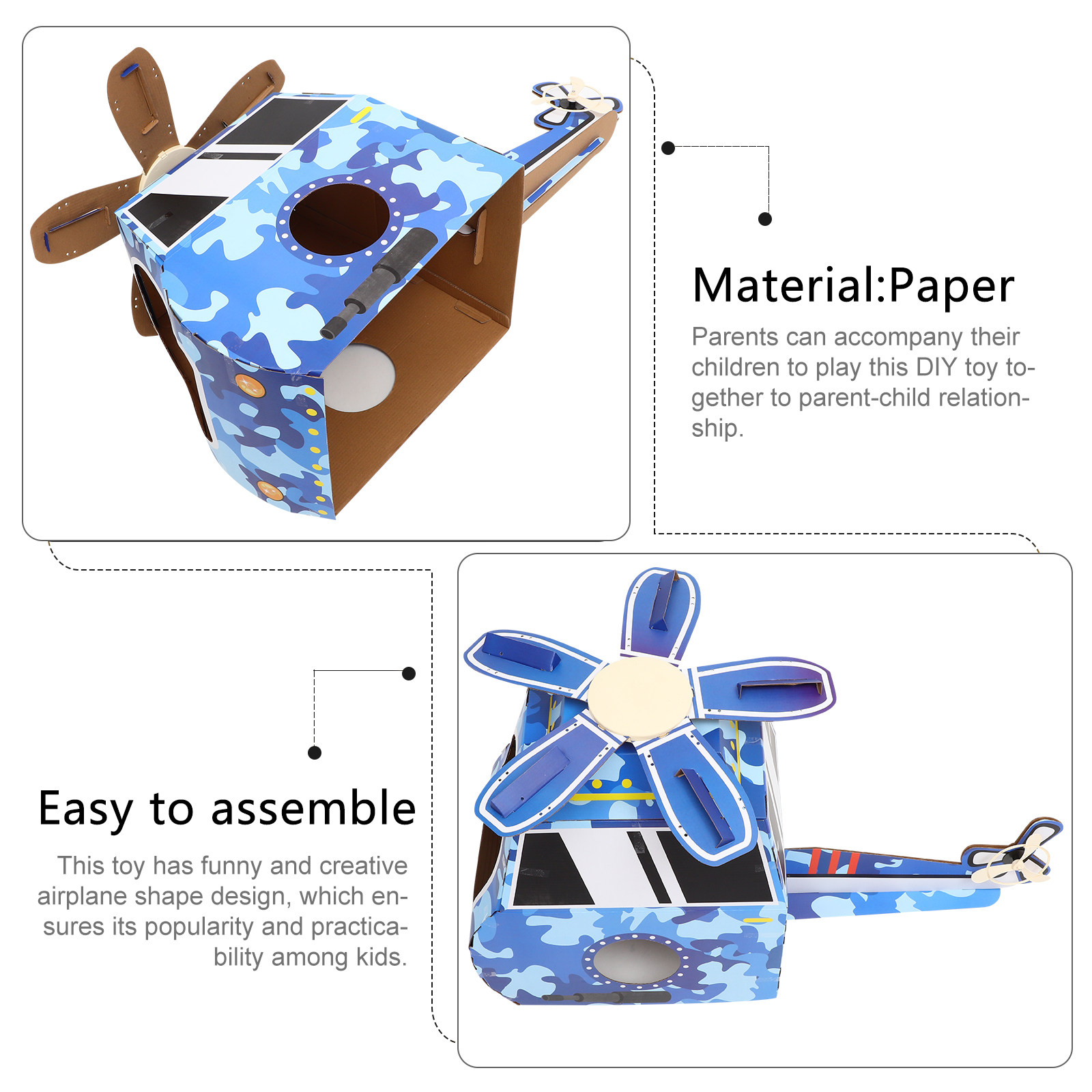 1Set Wearable Airplane Cardboa – обзор и цена Cosplay Prop Kit