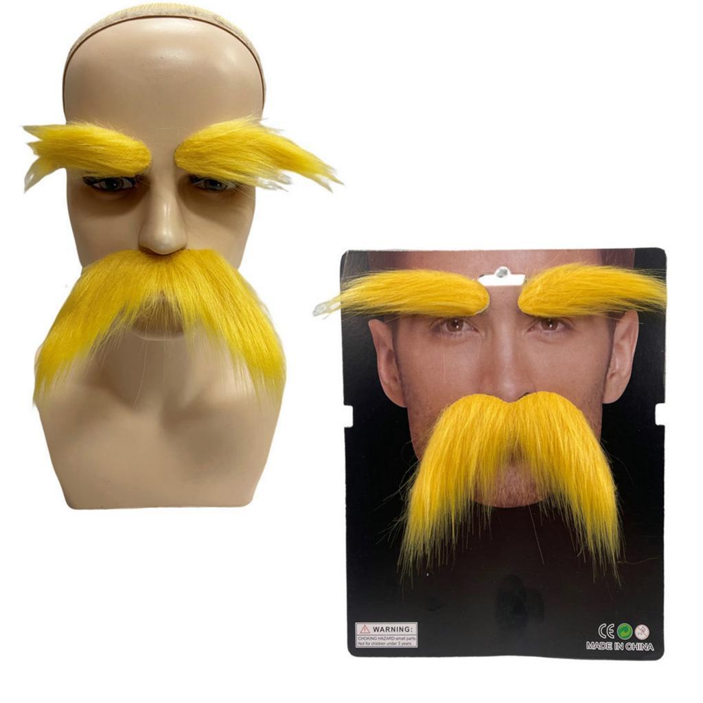 Fake Mustache and Eyebrows Sel – обзор и цена Cosplay Prop Kit