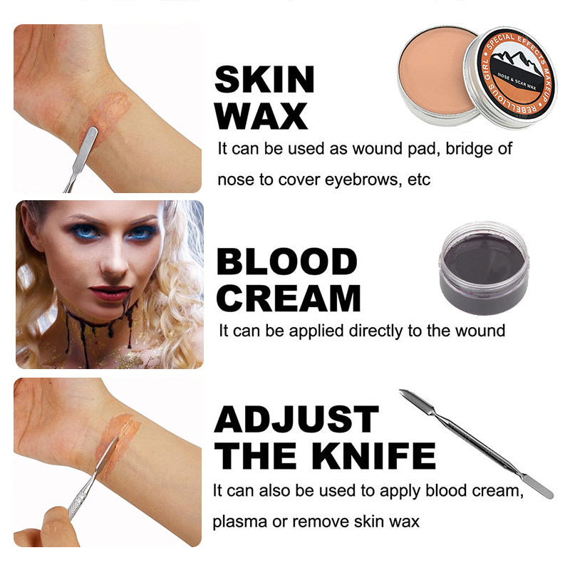 SFX Makeup Kit Scars Wax Hallo – обзор и цена Body Paint Sfx