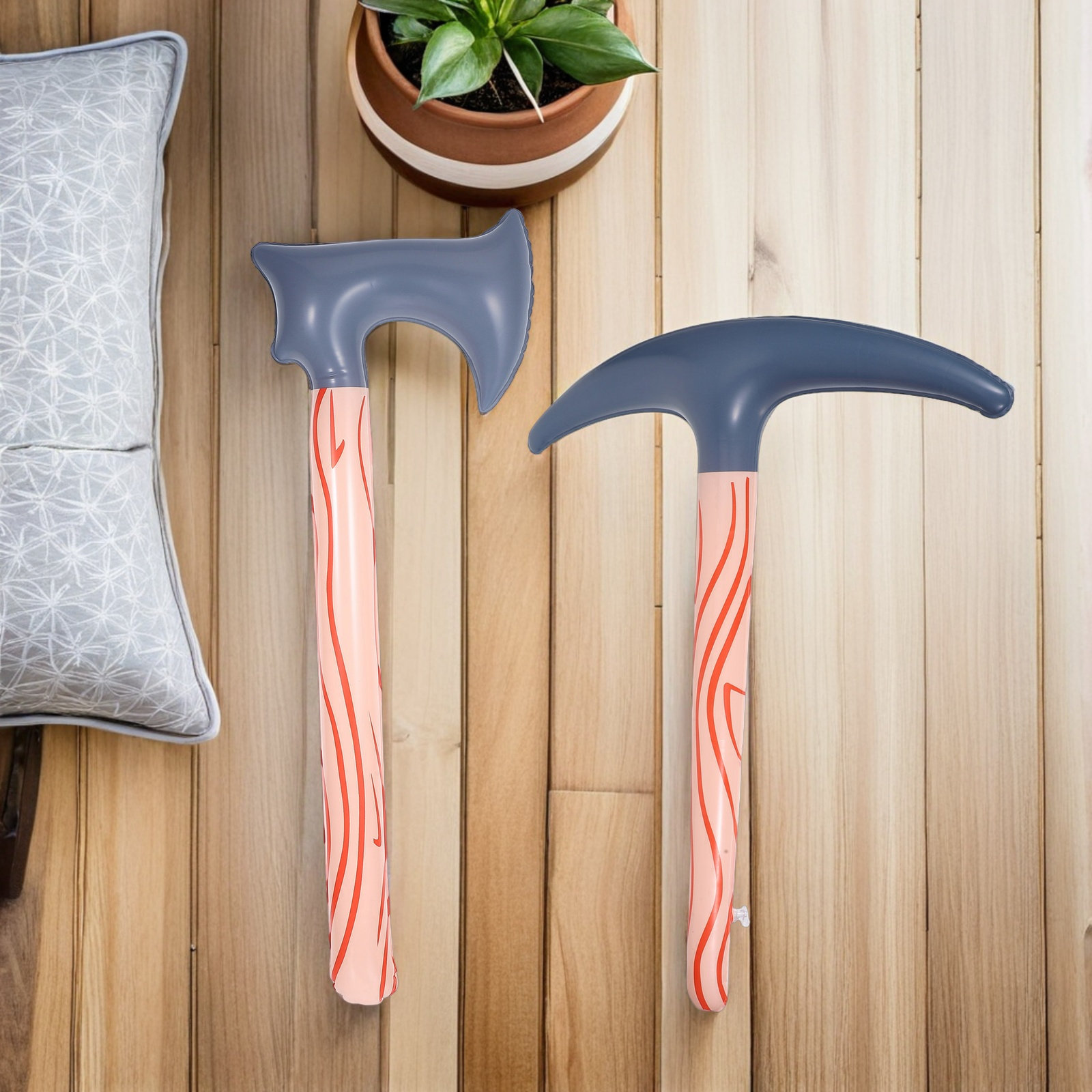 2Pcs Inflatable Pickaxe Axe Se – обзор и цена Cosplay Prop Axe