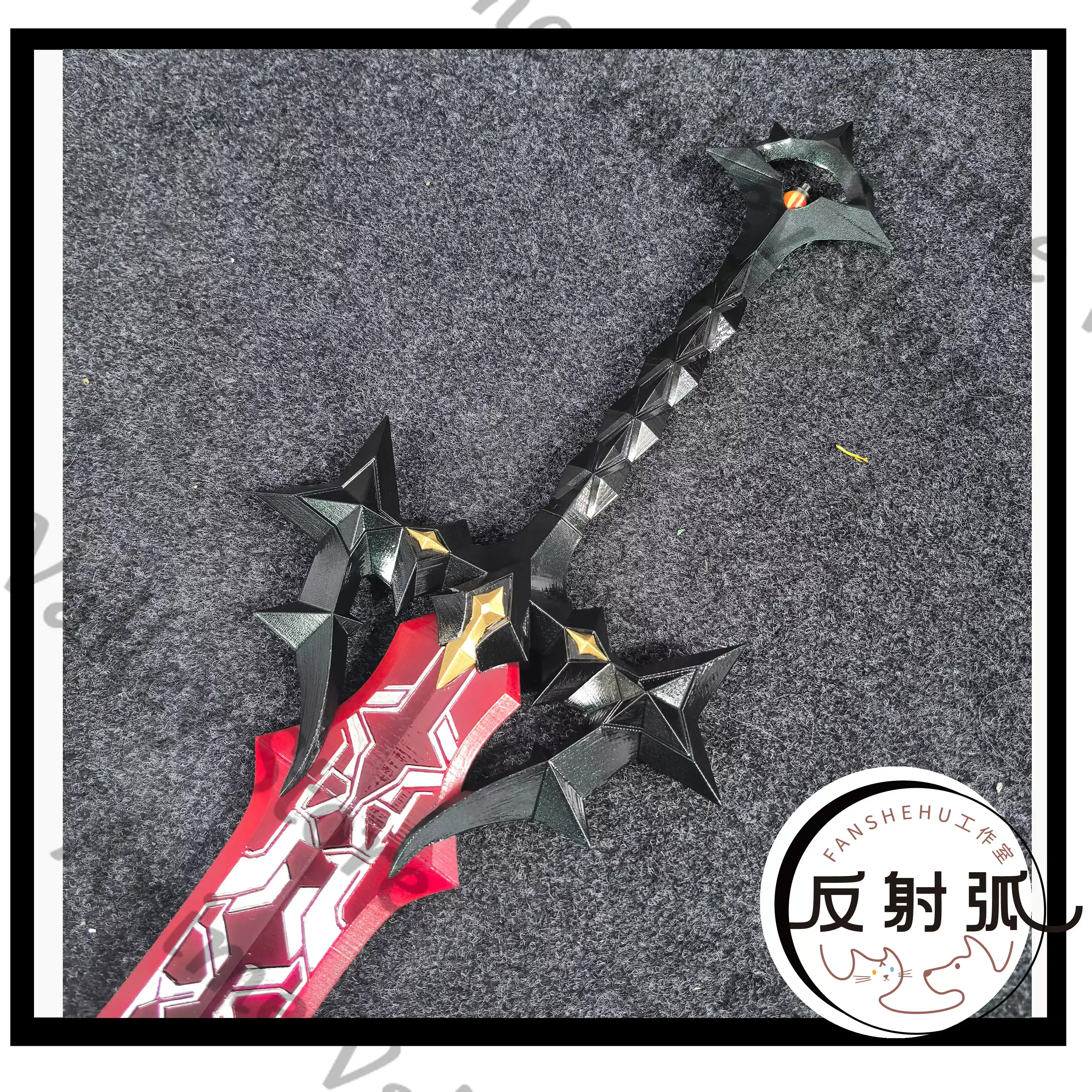 Anime Arknights Laevatain Cosp – обзор и цена Cosplay Flame Prop