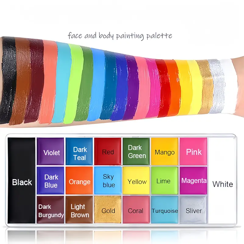 Face & Body Paint Palette,Long – обзор и цена Body Paint Sfx