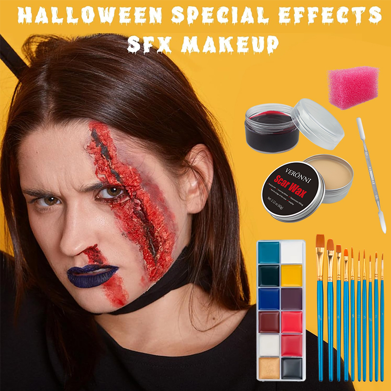 SFX Makeup Kit,12 Colors Face  – обзор и цена Body Paint Sfx
