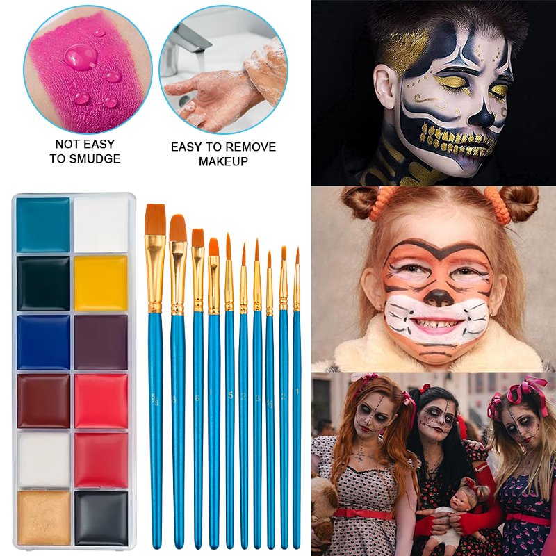 SFX Makeup Kit,12 Colors Face  – обзор и цена Body Paint Sfx