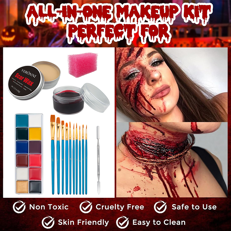 SFX Makeup Kit,12 Colors Face  – обзор и цена Body Paint Sfx