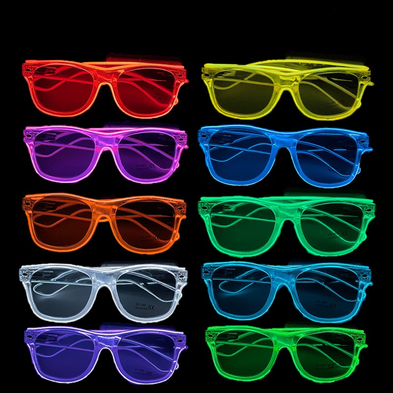 1Pcs Led Glasses Neon Glow Sun – обзор и цена Led El Wire
