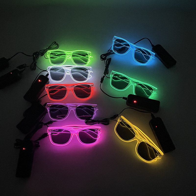 1Pcs Led Glasses Neon Glow Sun – обзор и цена Led El Wire