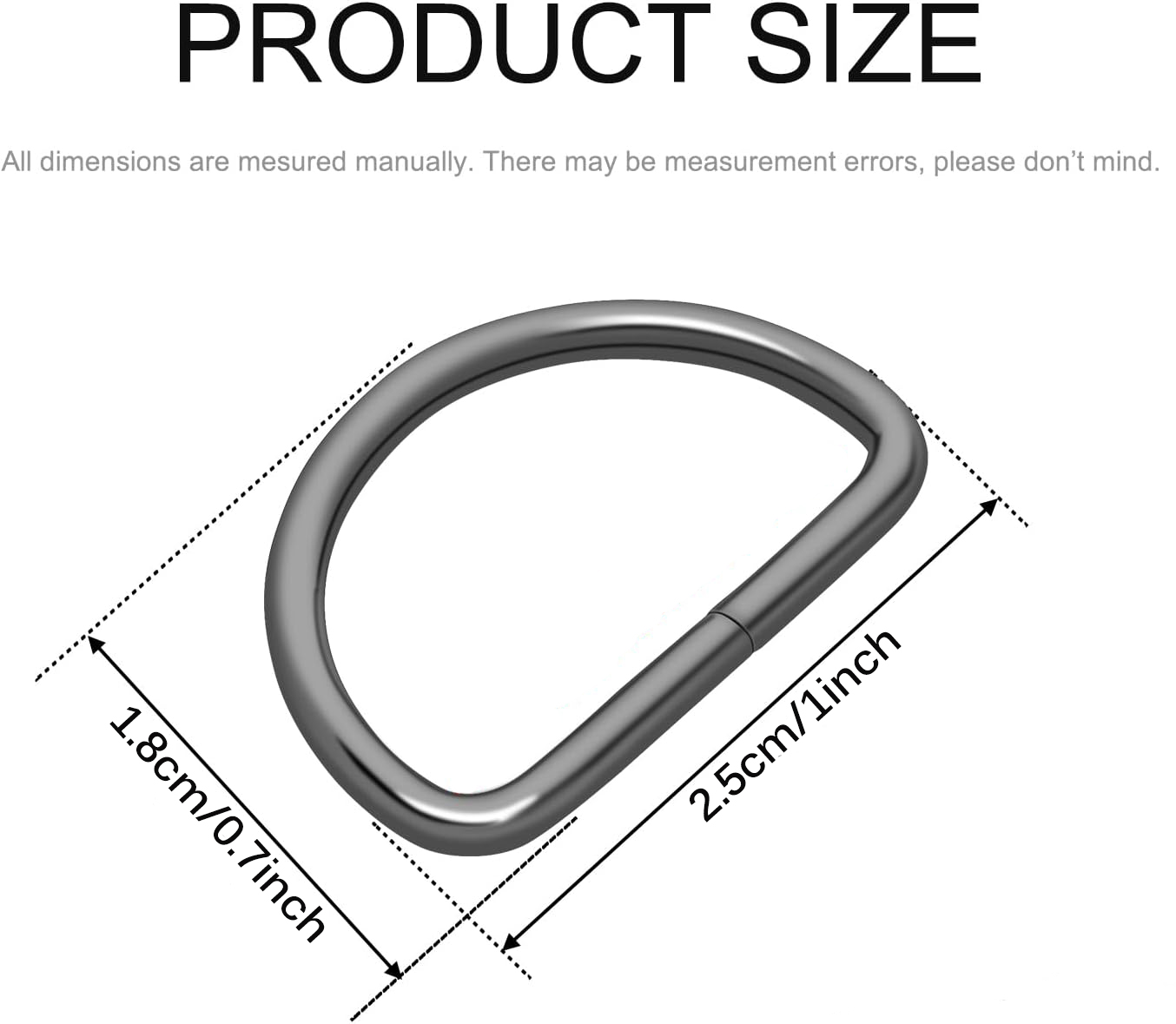 30/60/100Pcs D-Shaped Ring Met – обзор и цена D Ring Strap