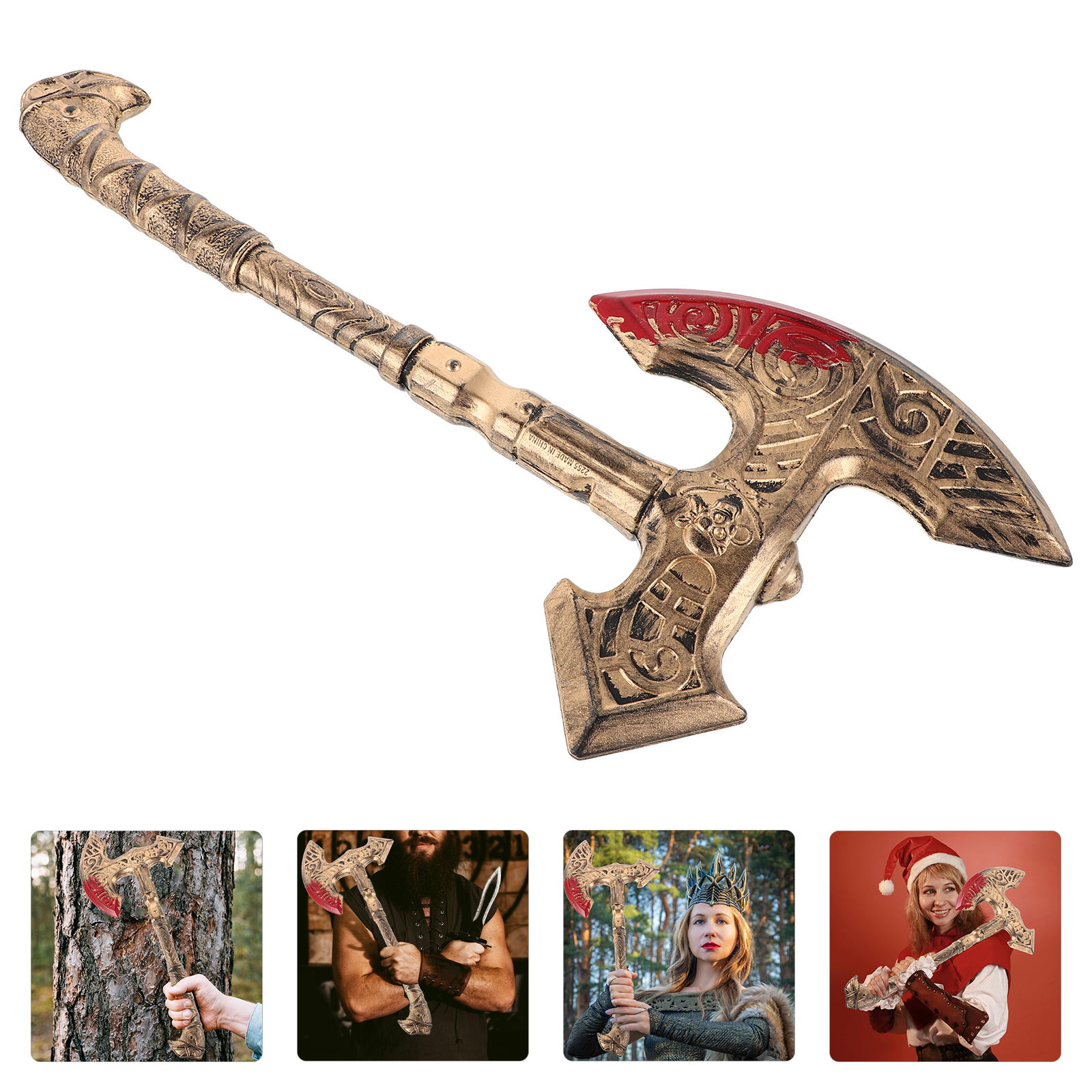 Fake axes Realistic Viking Axe – обзор и цена Cosplay Prop Axe