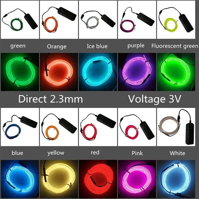 1M/3M/5M Flexible Neon Light B – обзор и цена Led El Wire