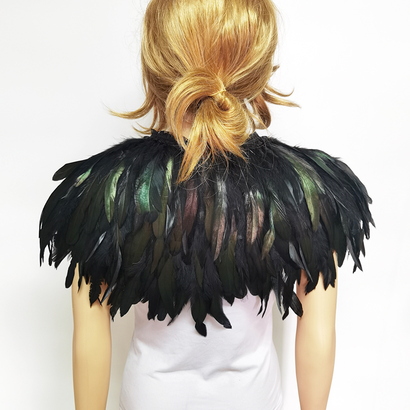 3 Layer Gothic Feather Shawl I – обзор и цена Cosplay Floating Prop