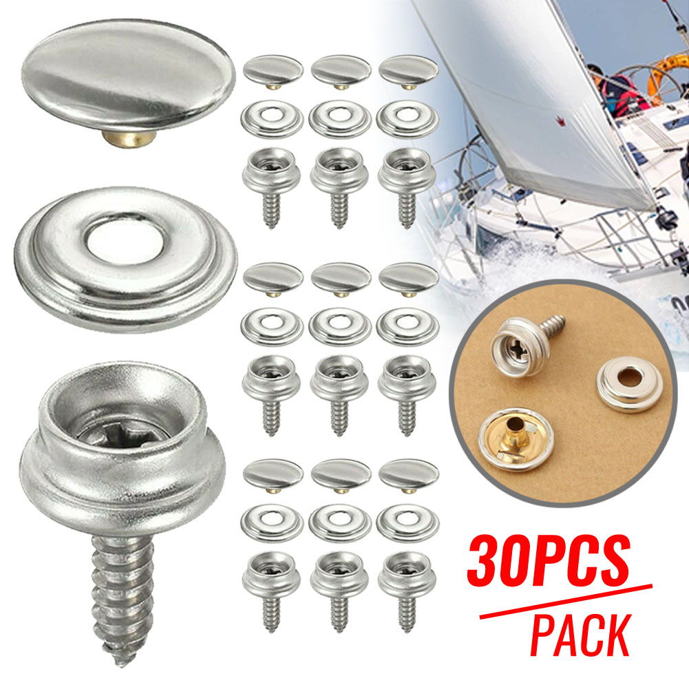 30pcs Snap Fastener Stainless  – обзор и цена Snap Fastener Set