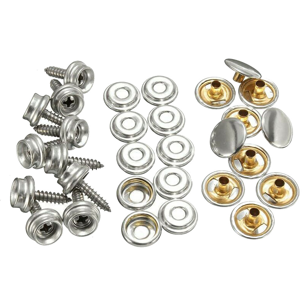 30pcs Snap Fastener Stainless  – обзор и цена Snap Fastener Set