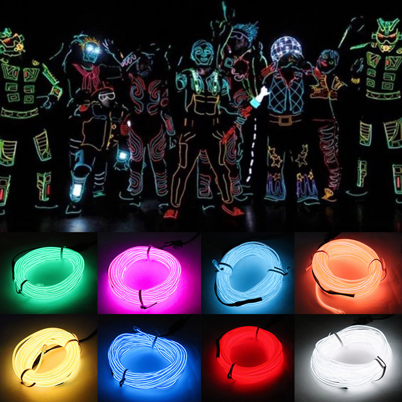 LED Neon Christmas Ball DIY Co – обзор и цена Led El Wire