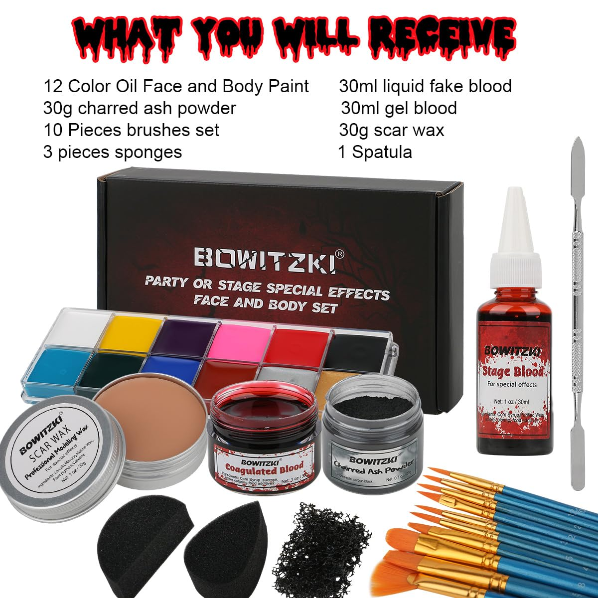 Bowitzki SFX Face Body Paint , – обзор и цена Body Paint Sfx